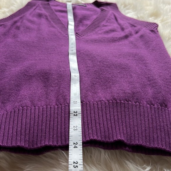 VTG D&G Cashmere Silk Sleeveless Deep V-Neck Top Shirt Knit Sweater Y2K Womens M - Picture 14 of 16